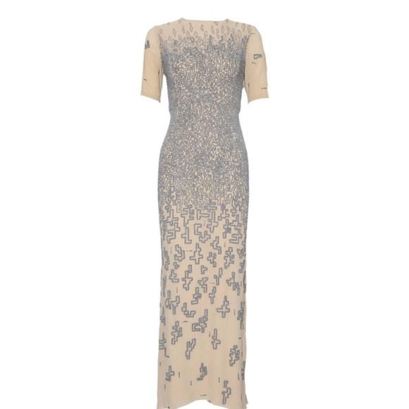 Oscar de la Renta Dresses & Skirts - Oscar de la Renta Spring 2010 Runway "Pixelated" Beaded Gown